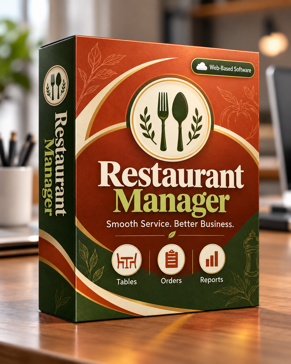 Restaurant Manager software box
